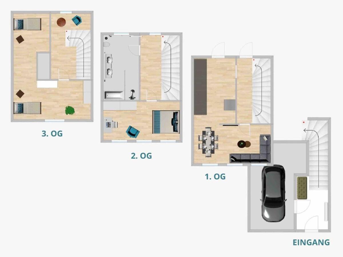 Discovair Traben-Trarbach - Ferienhaus Fuer 6 Personen Mit Netflix Leilighet Rom bilde